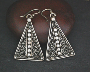 Nepali Filigree Dangle Earrings