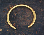 Nepali Brass Bracelet - LARGE