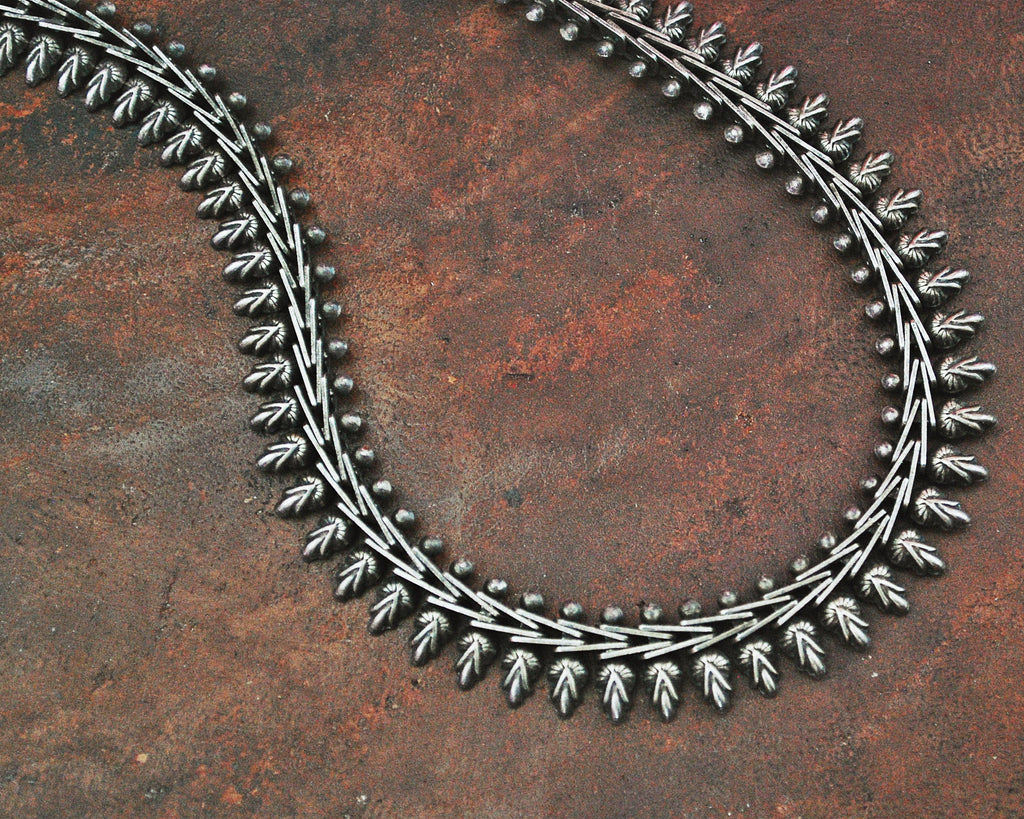 Indian Silver Choker Necklace