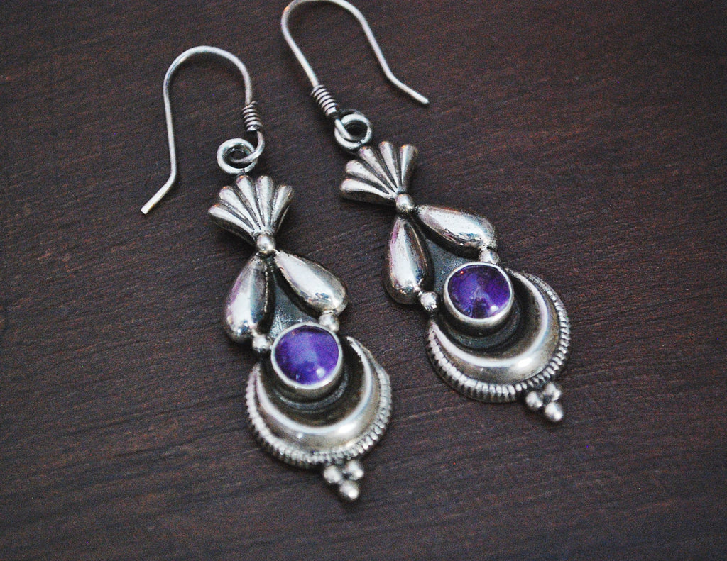 Amethyst Earrings from India