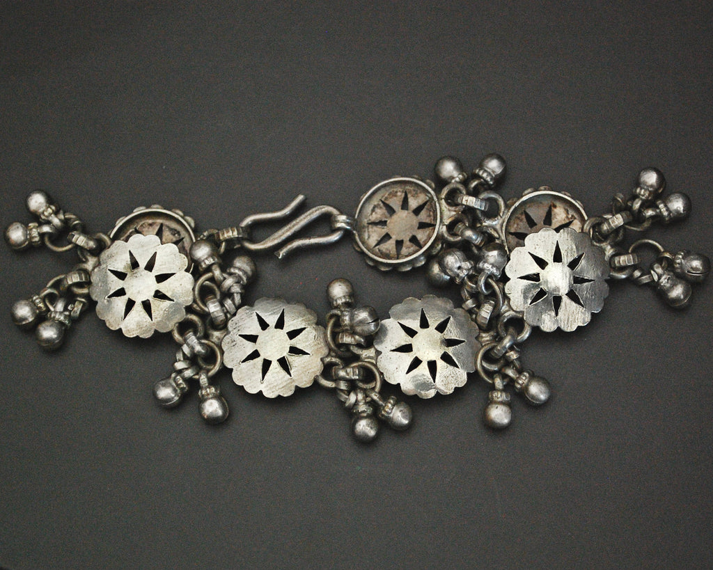 Rajasthani Silver Bracelet with Bells