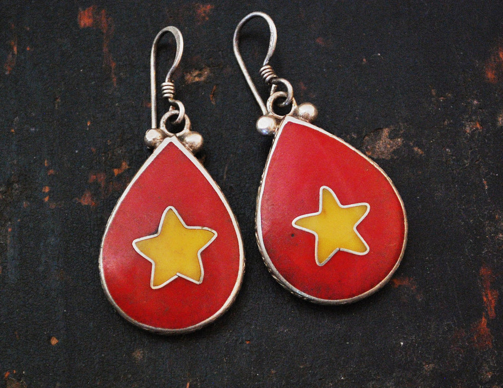 Ethnic Star Earrings