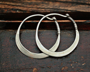 Antique Afghani Hoop Earrings