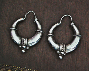 Ethnic Hoop Earrings - SMALL