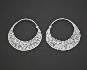 Large Nubian Hoop Earrings