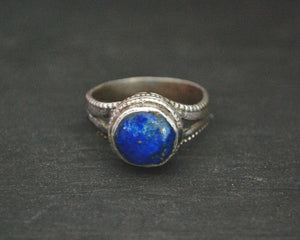 Afghani Lapis Lazuli Ring - Size 8.25