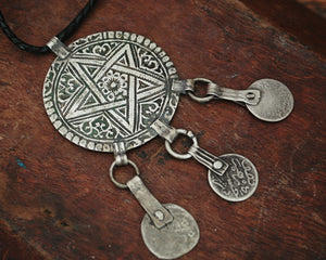 Old Berber Pendant with Coins