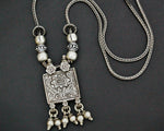 Rajasthani Silver Lotus Necklace