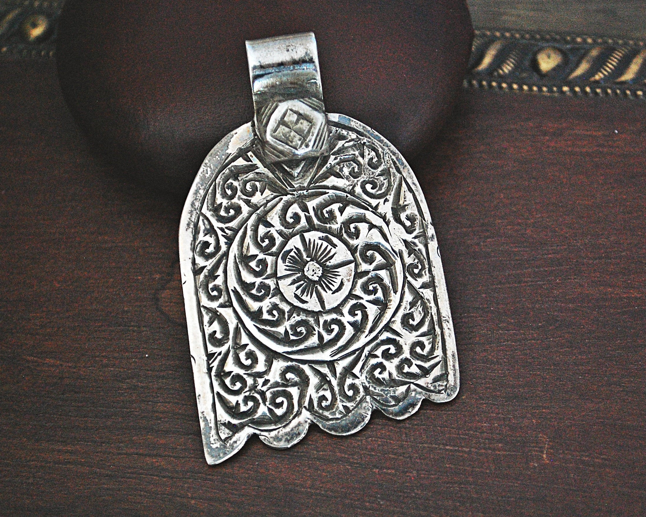 Old Berber Hamsa Pendant