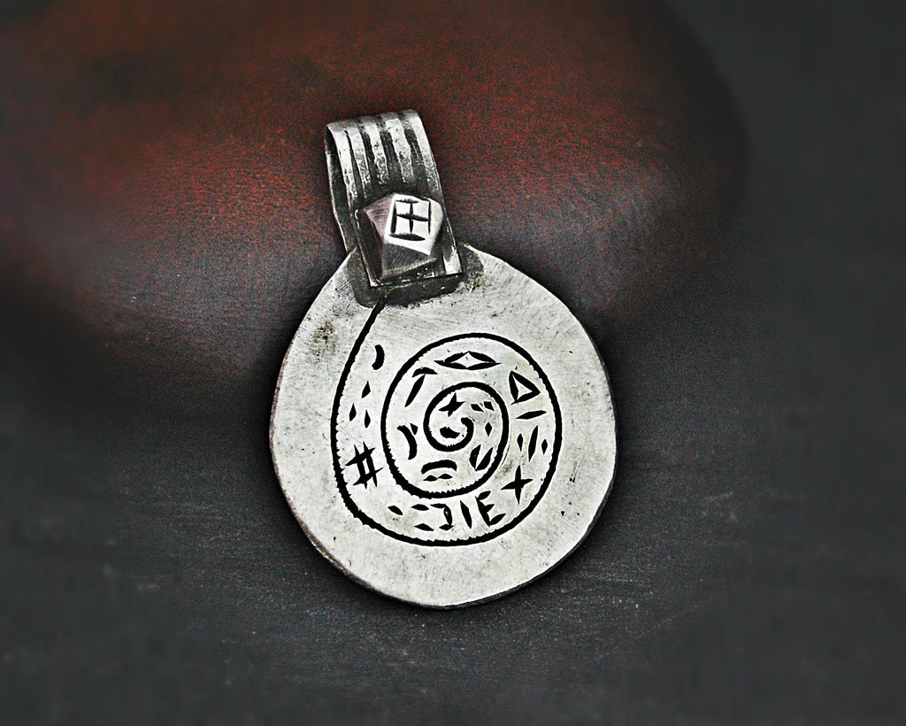 Berber Spiral Pendant from Morocco