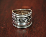 Ethnic Cigar Band Ring from India - Size 8.5