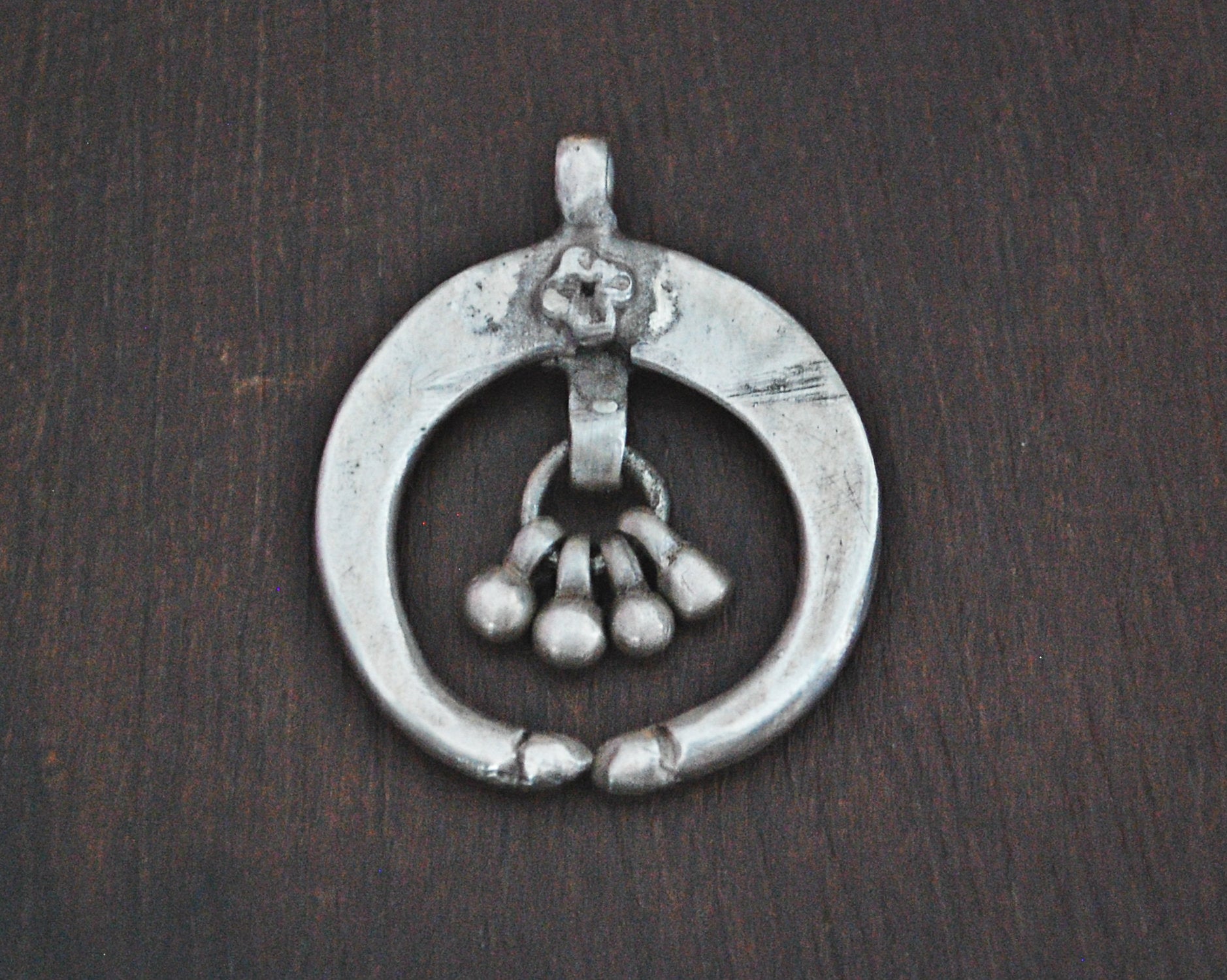 Rajasthani Crescent Moon Amulet Pendant