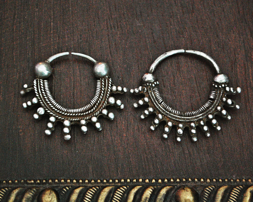 Antique Ethiopian Hoop Earrings