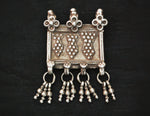 Rajasthani Silver Pendant with Dangles