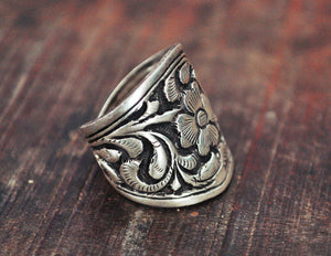 Ethnic Band Ring from India - Size 6.5