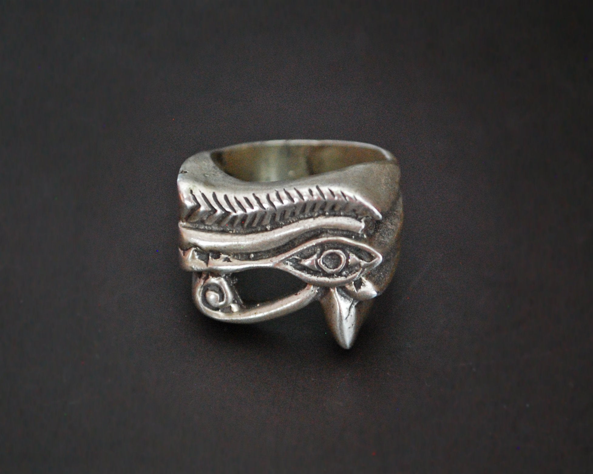 Eye of Horus Ring from Egypt - Size 7.5