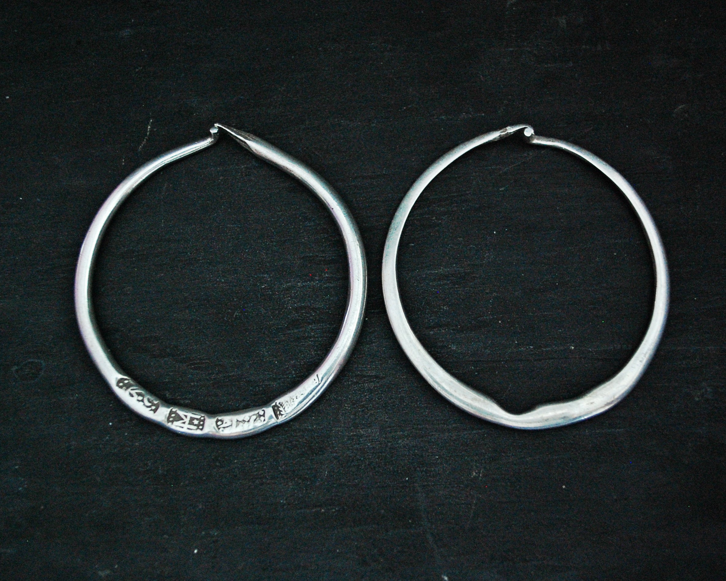 Large Lybian Berber Hoop Earrings