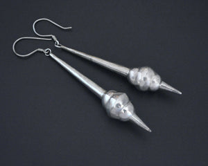 Long Ethnic Spike Earrings from India