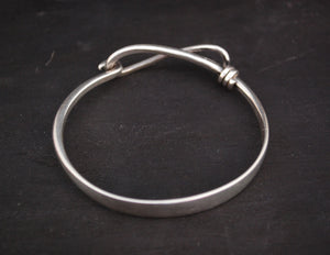 Vintage Sterling Silver Modernist Bracelet - Swiss Designer Bracelet