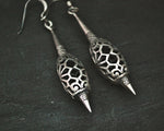 Rajasthani Silver Dangle Earrings