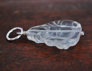 Crystal Quartz Buddha Pendant