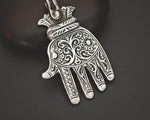 Berber Hamsa Pendant - Hand of Fatima