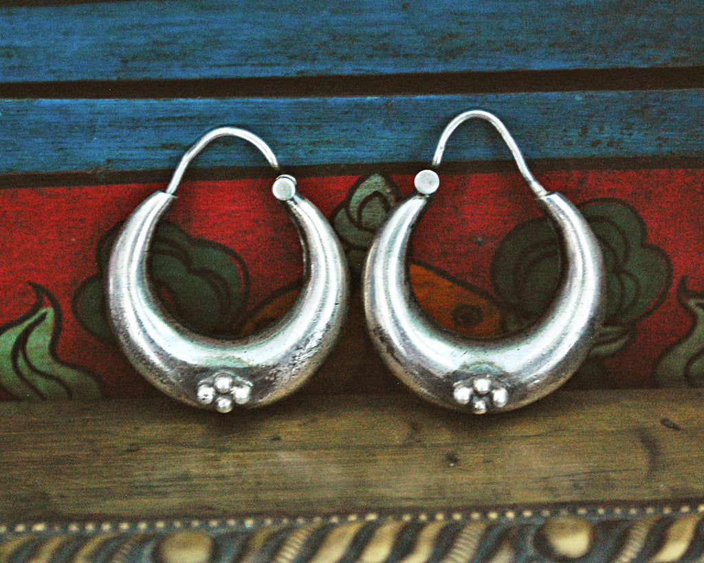 Ethnic Hoop Earrings from India