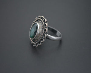 Ethnic Jade Ring - Size 6.5