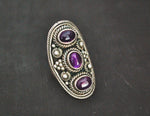 Indian Amethyst Ring - Size 7.5