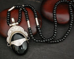 Tuareg Onyx Silver Pendant Necklace