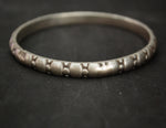 Antique Indian Tribal Silver Bracelet from Rajasthan