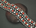 Rajasthani Silver Bracelet with Coral