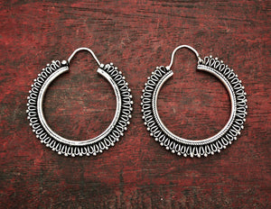 Rajasthani Hoop Earrings - LARGE