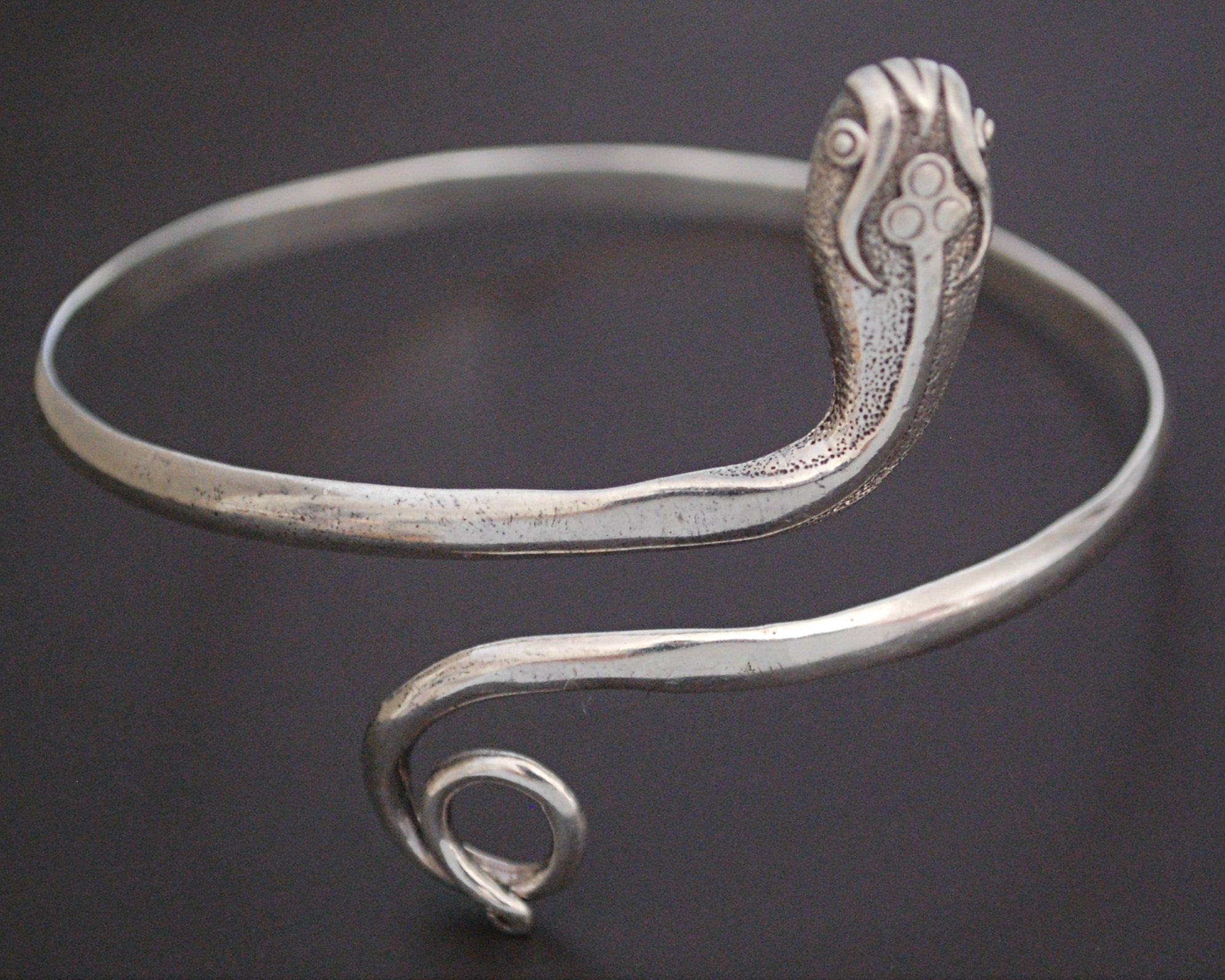 Vintage Greek Sterling Snake Bracelet – Anteeka
