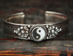 Nepali Ying Yang Cuff with Filigree Work