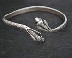 Vintage Sterling Silver Cobra Bracelet