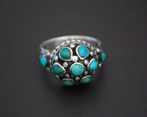 Ladakh Turquoise Ring - Size 8.5