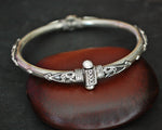 Indian Silver Bracelet with Clasp