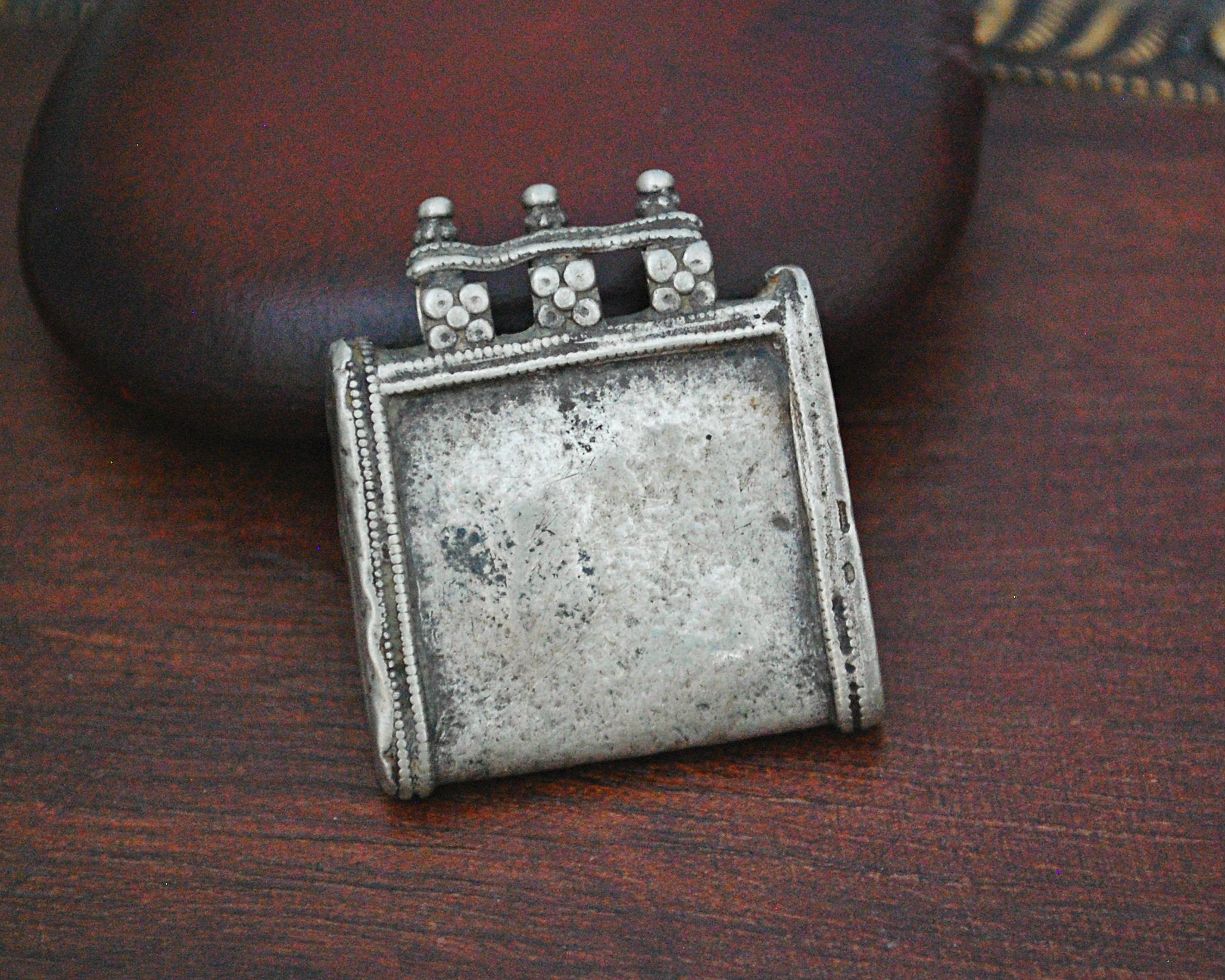 Old Tribal Silver Rajasthani Pendant