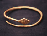 Fulani Snake Brass Bracelet