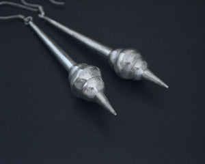 Long Ethnic Spike Earrings from India