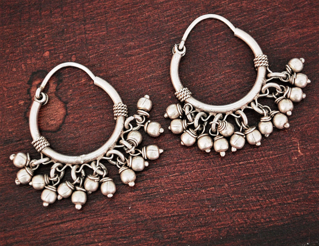 Rajasthani Hoop Earrings with Bells