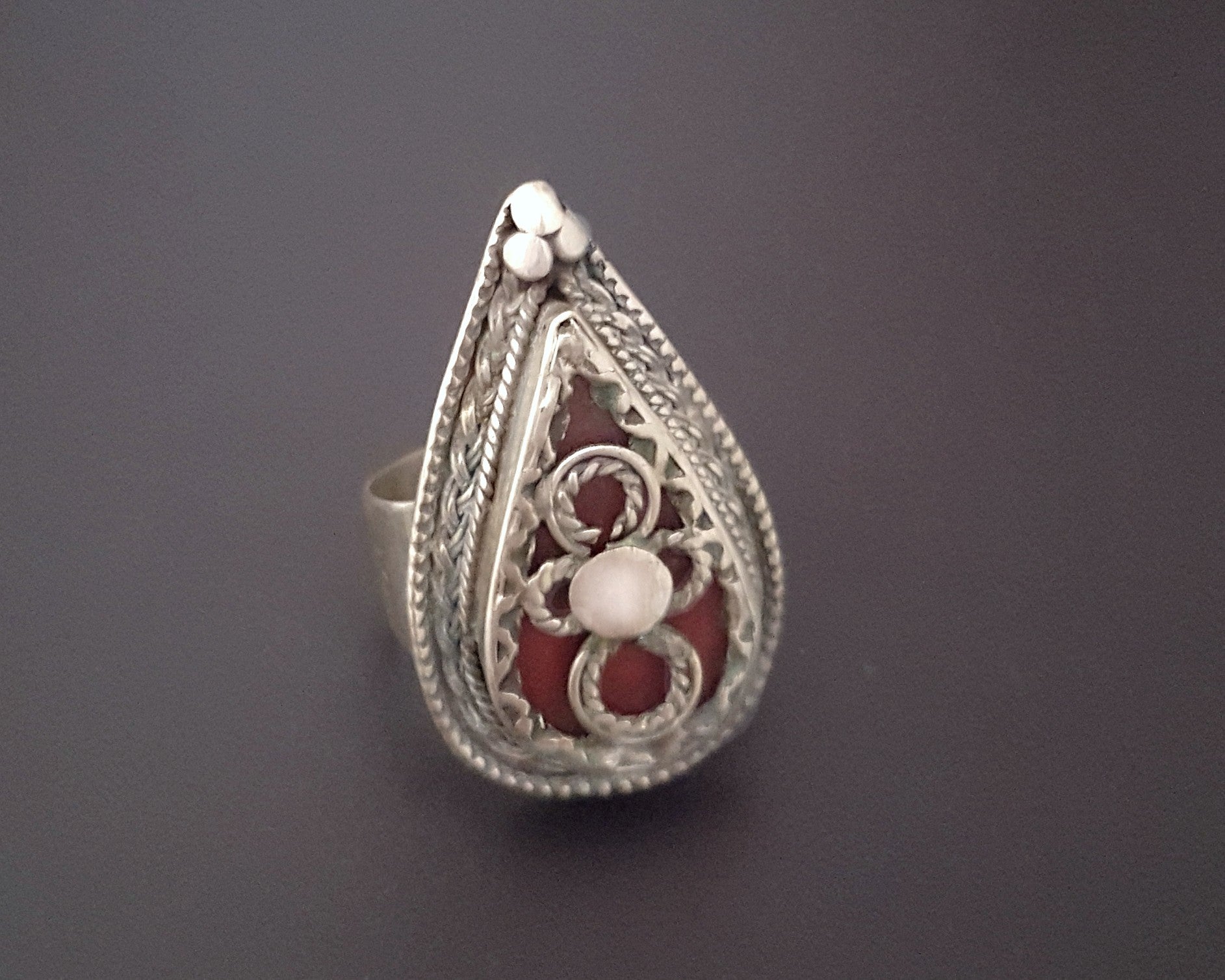 Kazakh Silver Ring - Size 7