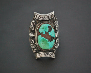 Gorgeous Nepali Tibetan Saddle Ring - Size 12.5