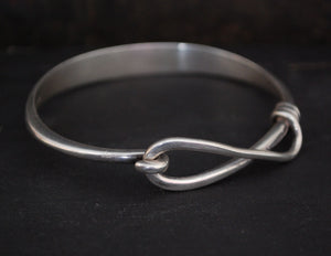 Vintage Sterling Silver Modernist Bracelet - Swiss Designer Bracelet