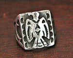 Navajo Thunderbird Ring - Size 6.5