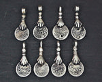 Old Berber Coin Pendants - Set of Four