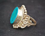 Nepali Turquoise Ring - Size 6.5