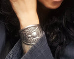 Wide Mexican Spider Cuff Bracelet