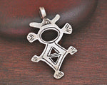 Small Tuareg Silver Cross Pendant